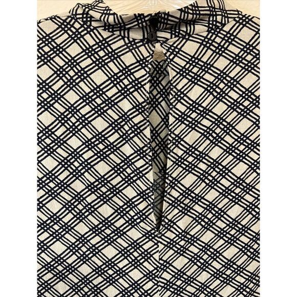 Zara Black And Tan Women’s Blouse Size Small NWT - Picture 4 of 6